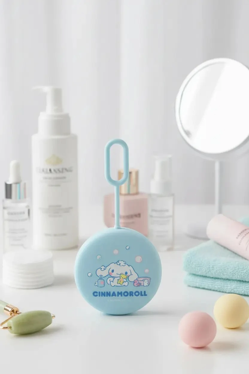 Sanrio Lisanslı Silikon Yüz Temizleme Cihazı NV006 – Şarj Edilebilir Cilt Bakım Aleti