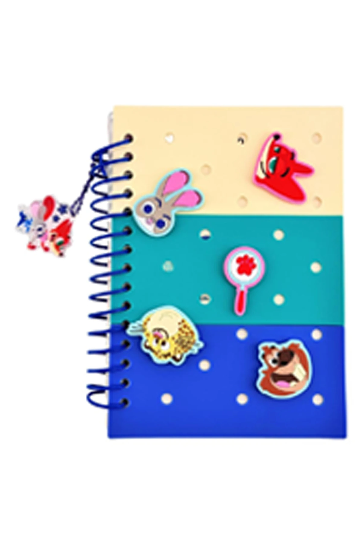 Disney Zootropolis Lisanslı A5 Oluklu Sert Kapak Defter (80 Yaprak)