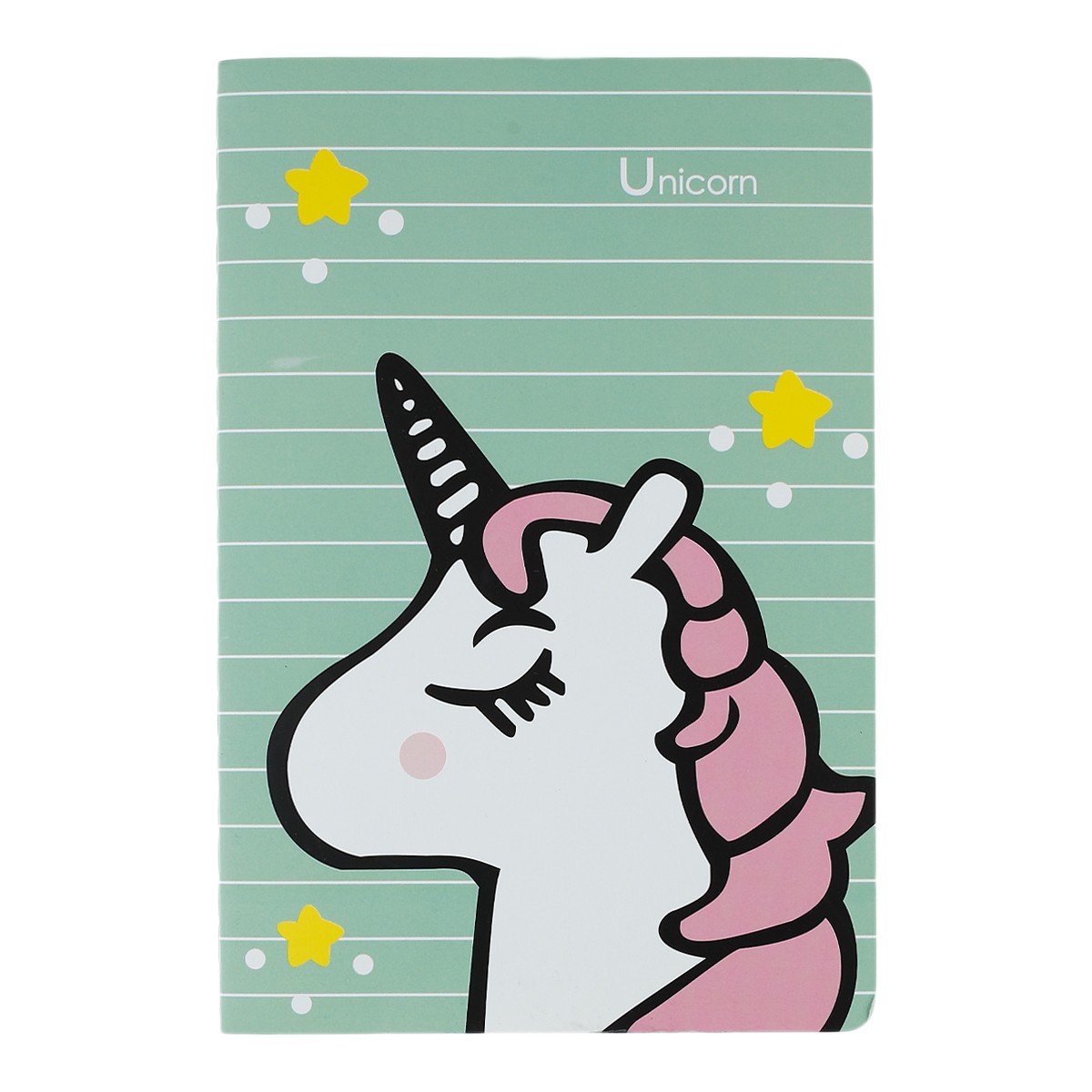 Unicorn Desenli Çizgili Not Defteri