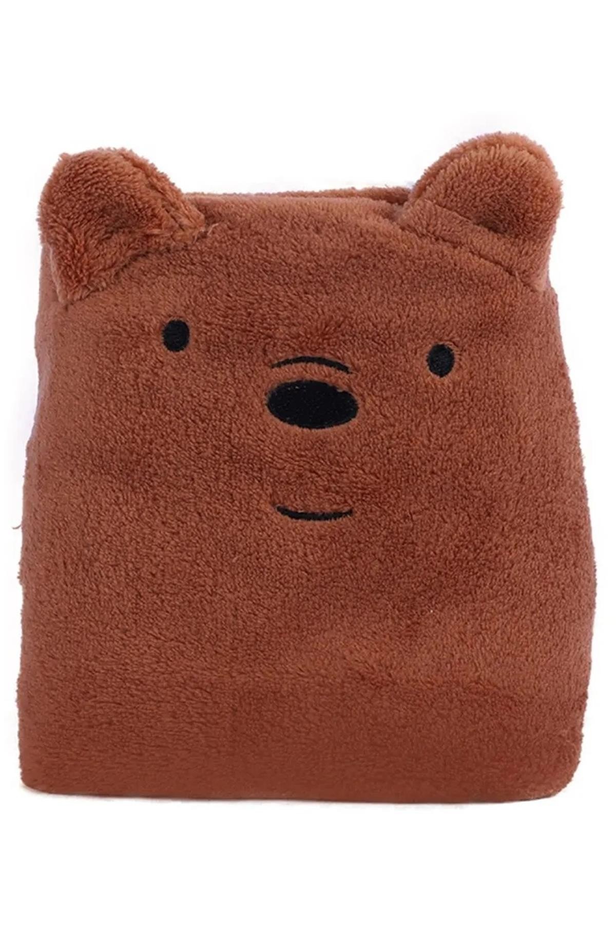 We Bare Bears Lisanslı El Havlusu - Boz Ayı