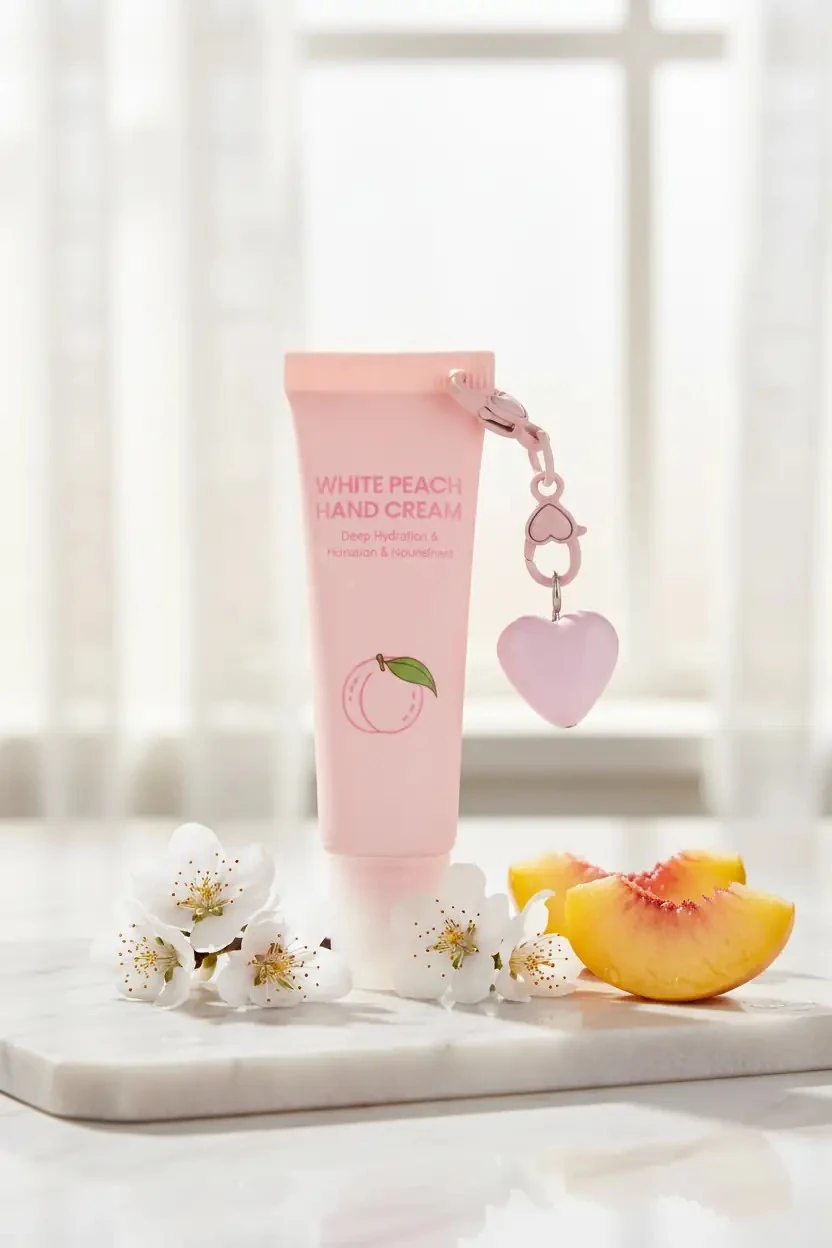 Miniso Lisanslı Nemlendirici Renkli Dudak Parlatıcısı – Beyaz Şeftali Kokulu