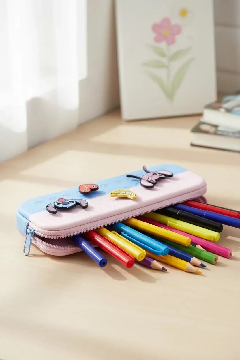 Disney Lisanslı Stitch 21,5 Cm Fermuarlı Kalemlik – Oymalı Özel Tasarım