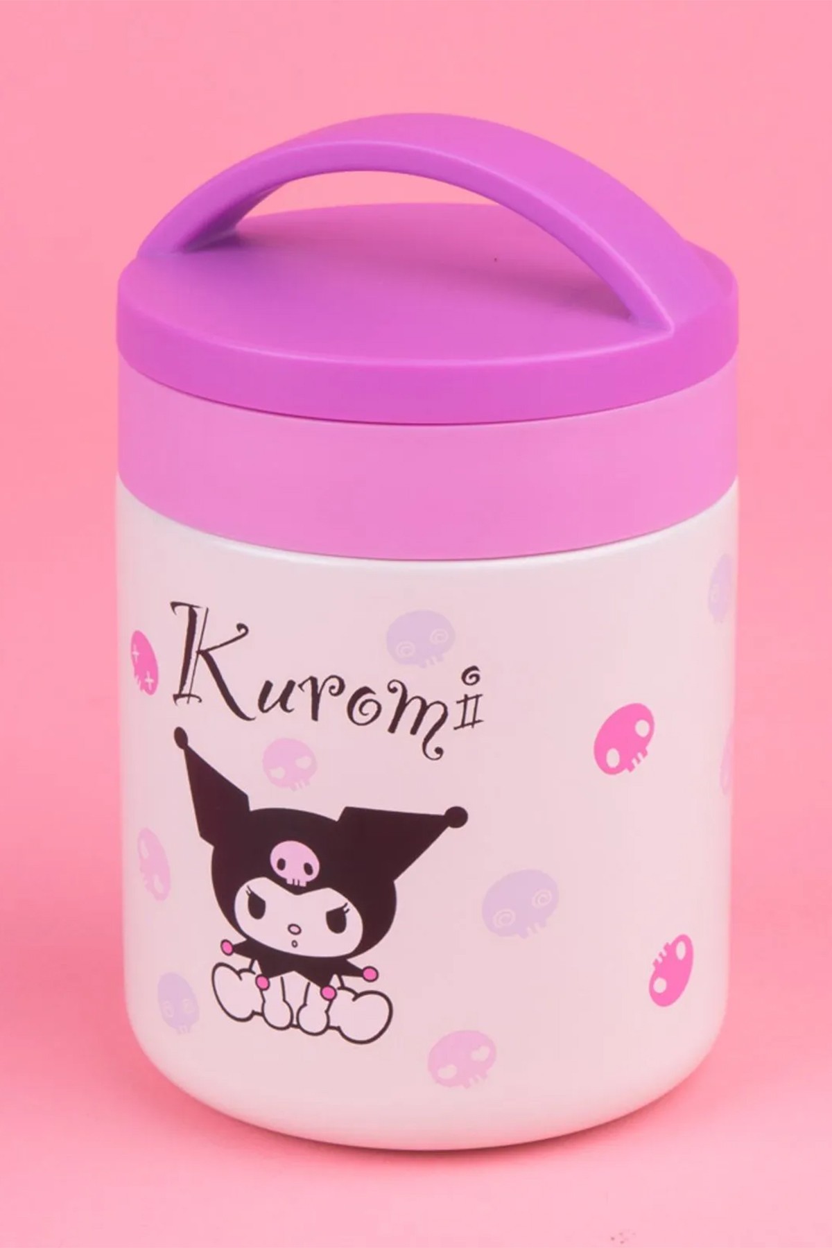 Sanrio Lisanslı Yalıtımlı Yemek Kabı (420ml) - Kuromi