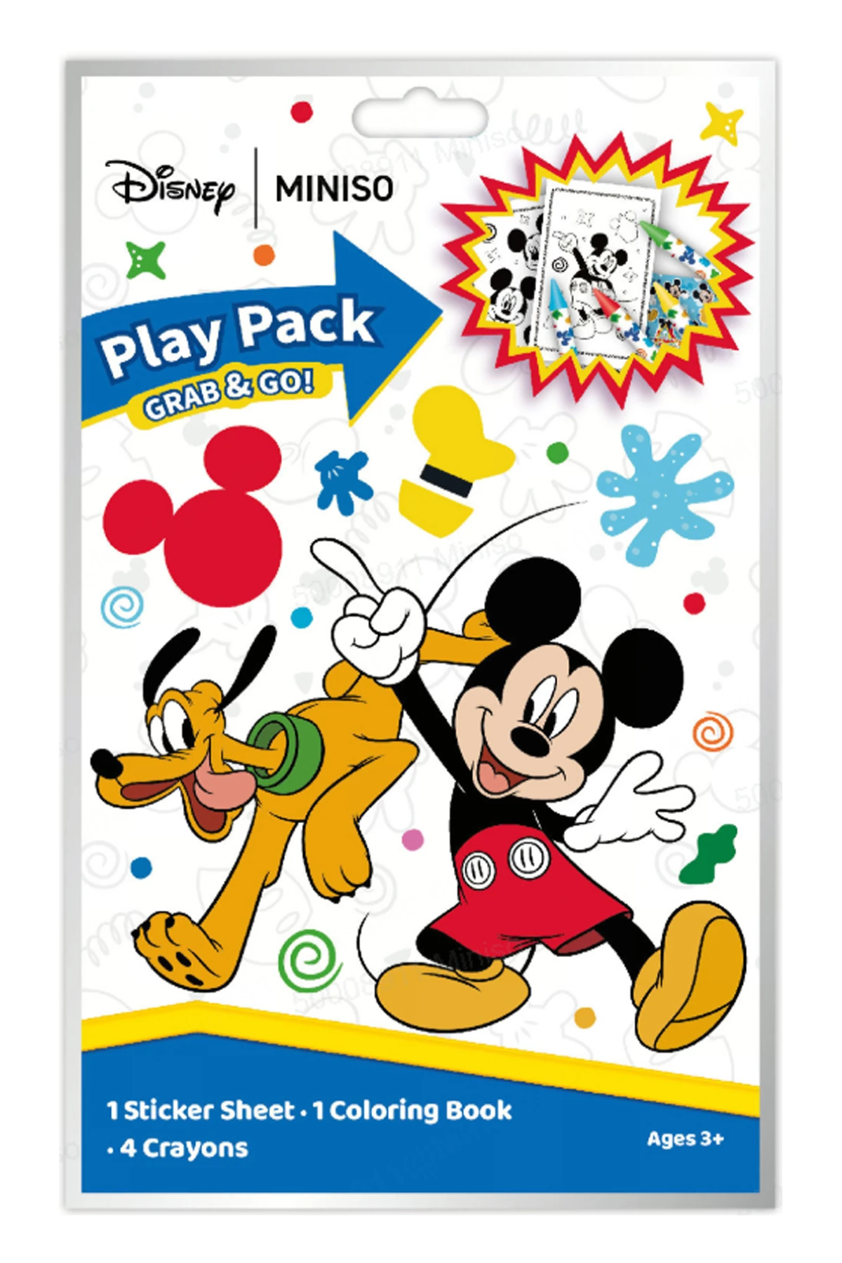 Disney Mickey Mouse Lisanslı Boyama Çantası