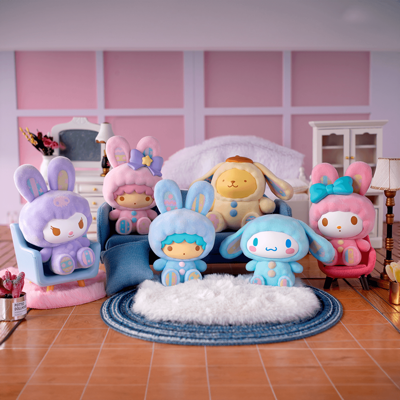 Sanrio Lisanslı Tavşan Serisi Sürpriz Figürlü Kutu Blind Box