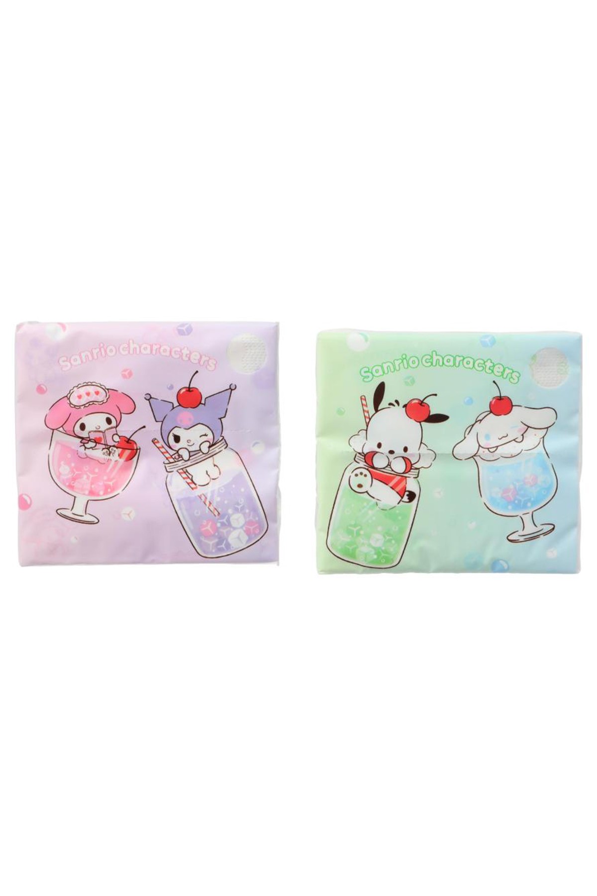 Sanrio Lisanslı Renkli Yaz Serisi Nemlendiricili Baskılı Kağıt Mendil