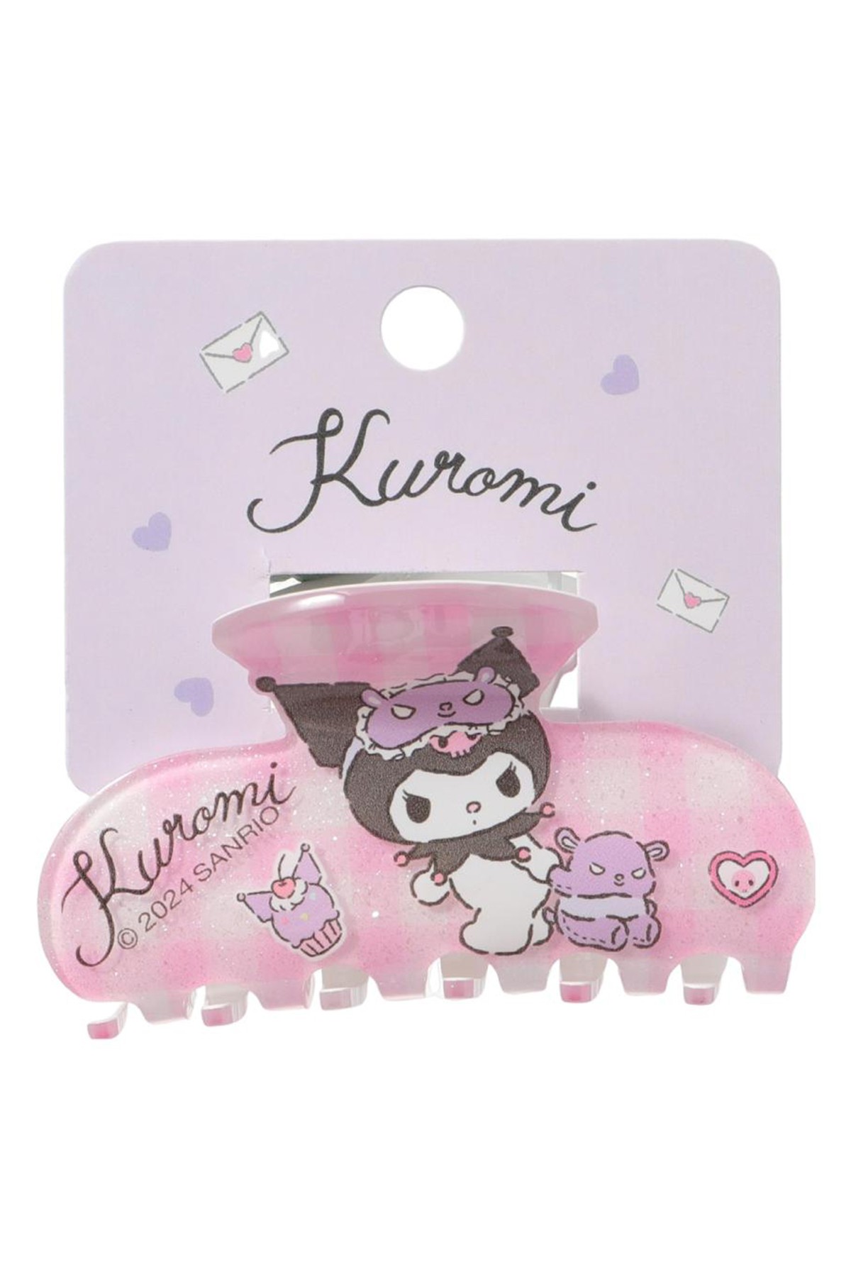 Sanrio Lisanslı Kıskaç Toka - Kuromi