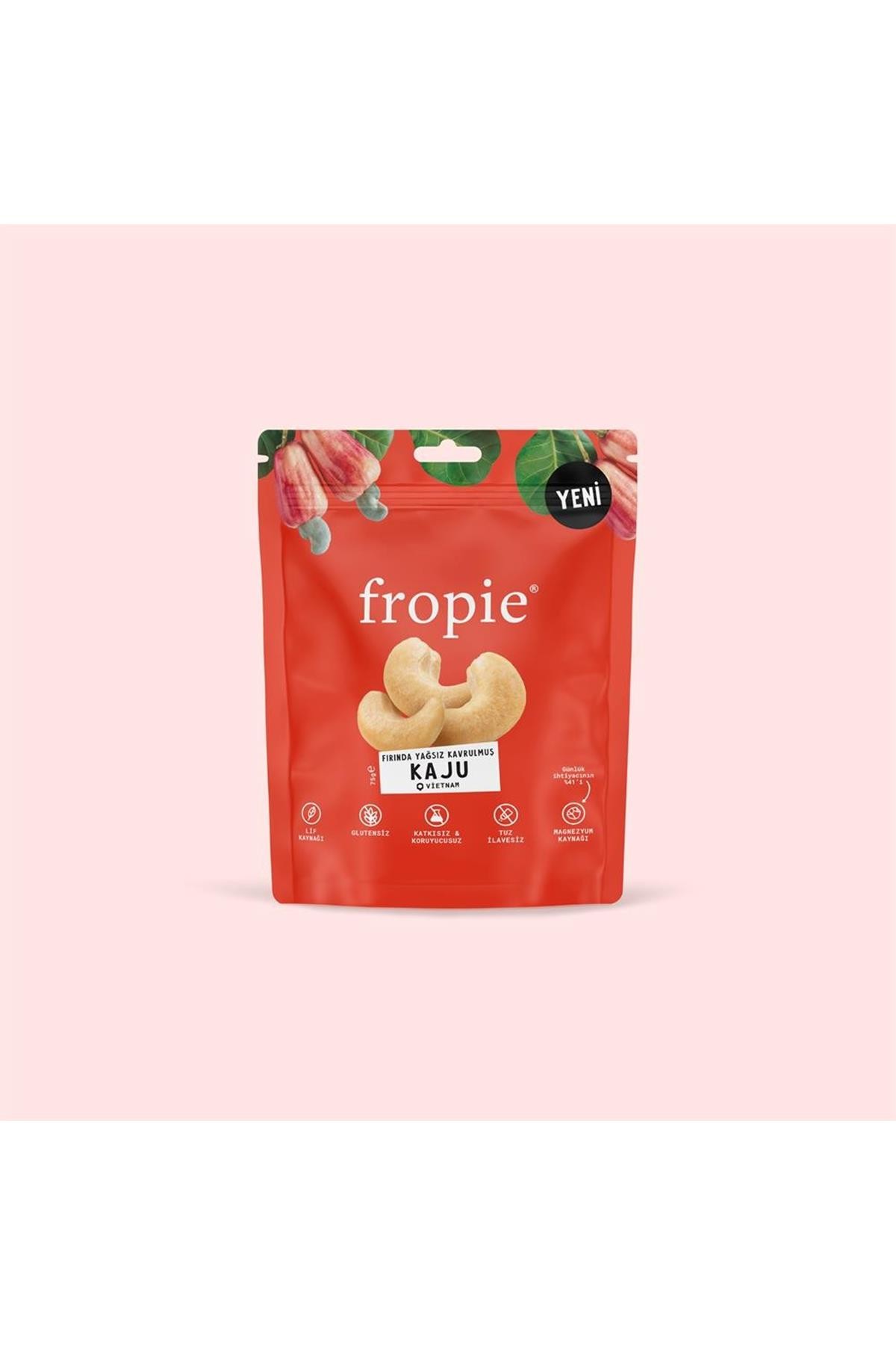 Fropie Kaju Fırında Yağsız Kavrulmuş 75 Gr