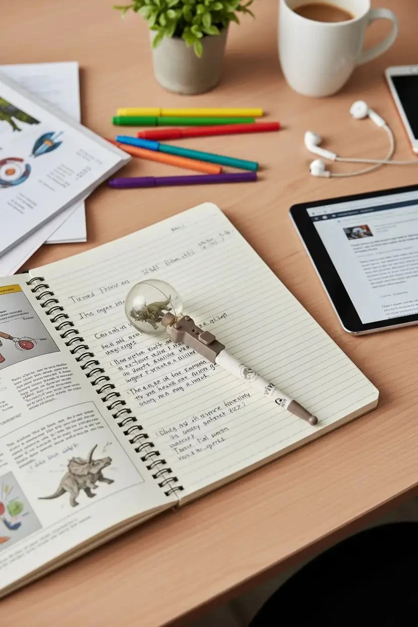 Jurassic World Koleksiyonu Yumurta Kabuğu Tükenmez Kalem