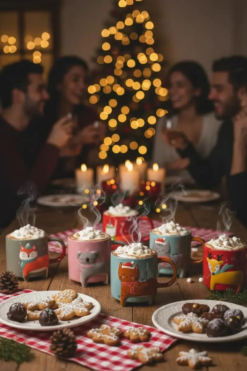 Hayvan Figürlü Yeni Yıl Temalı Kupa