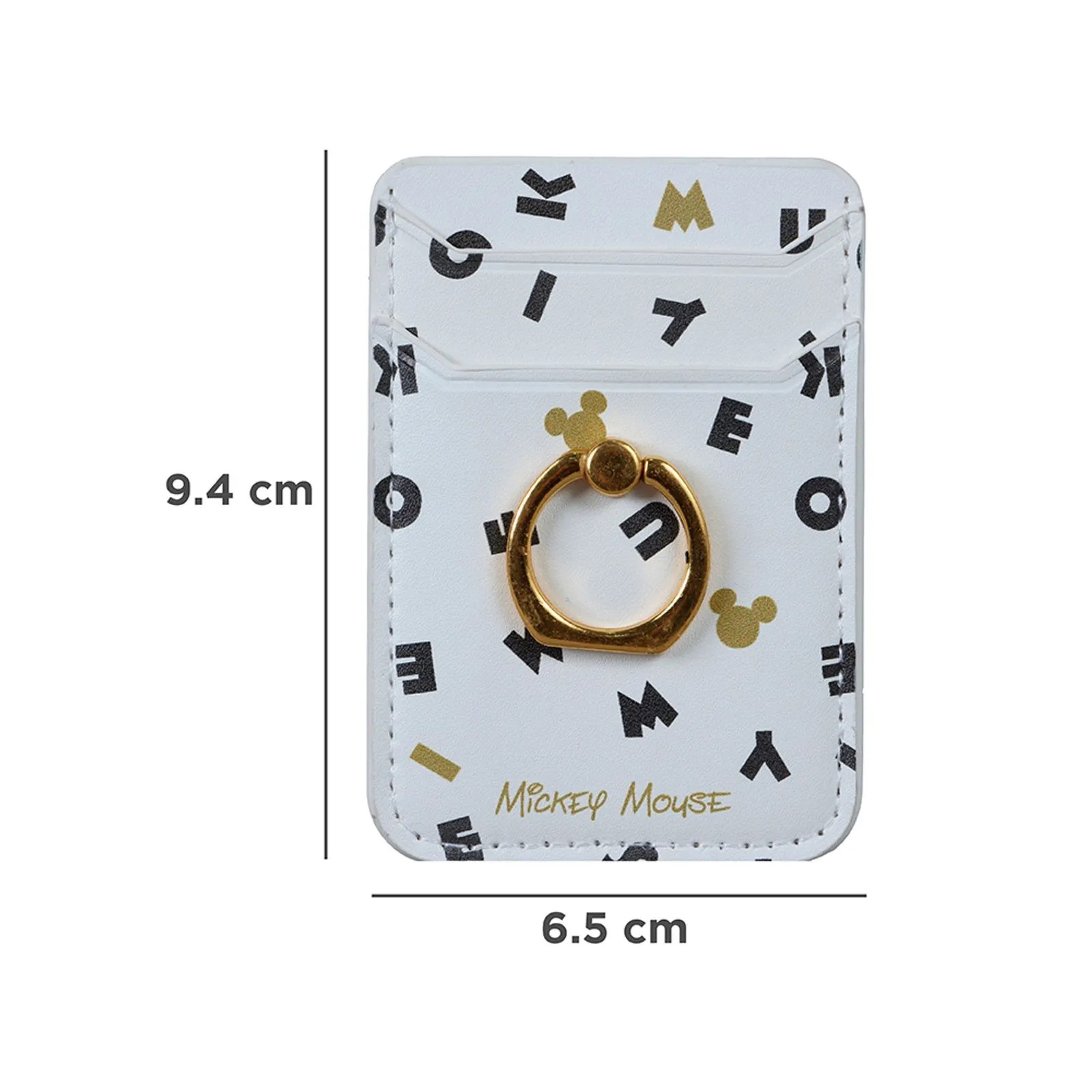 Mickey Mouse Lisanslı Kartlık Şeklinde Telefon Yüzüğü