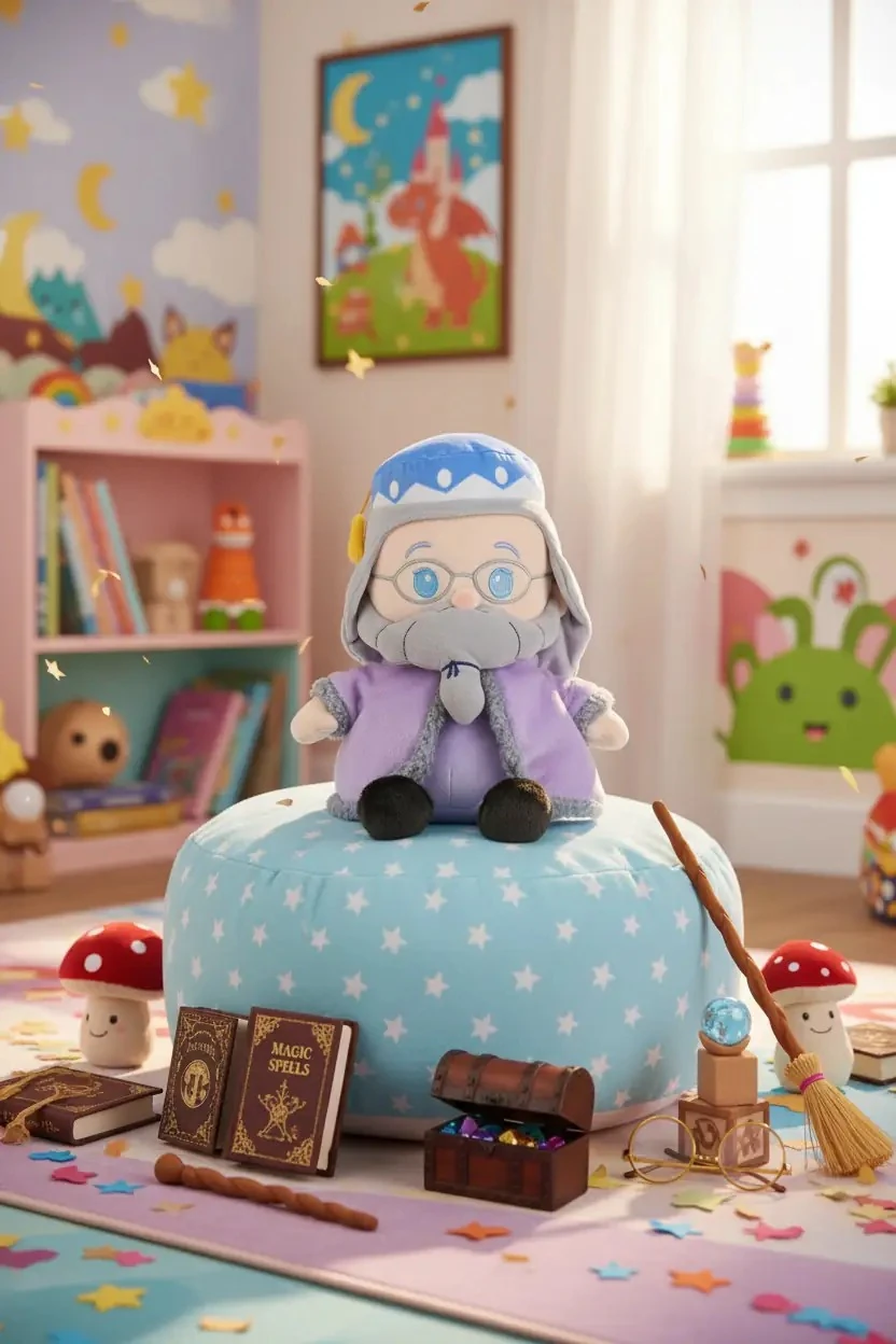 Harry Potter Lisanslı Peluş Oyuncak 25 Cm – Sihirli Cübbe Oturan Yumuşacık