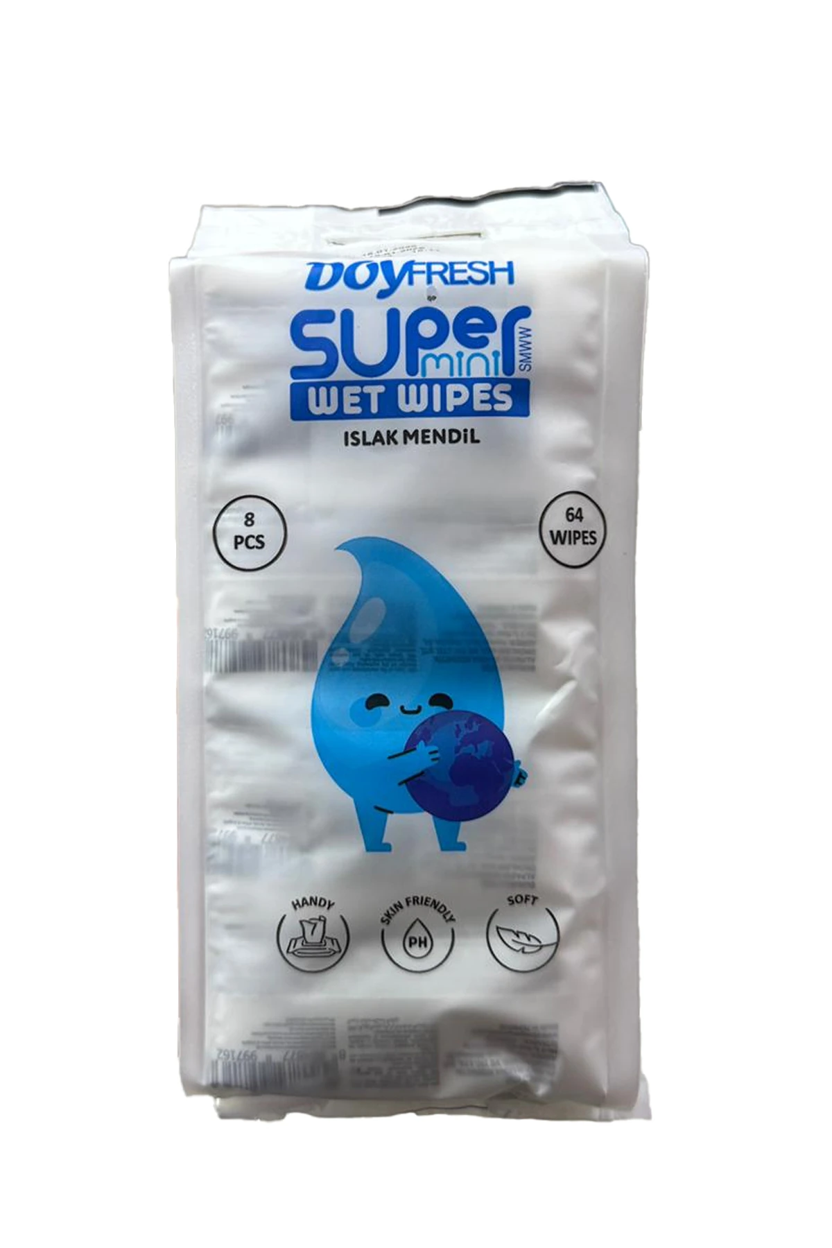 Doyfresh Super 8li Mini Islak Mendil (Beyaz)