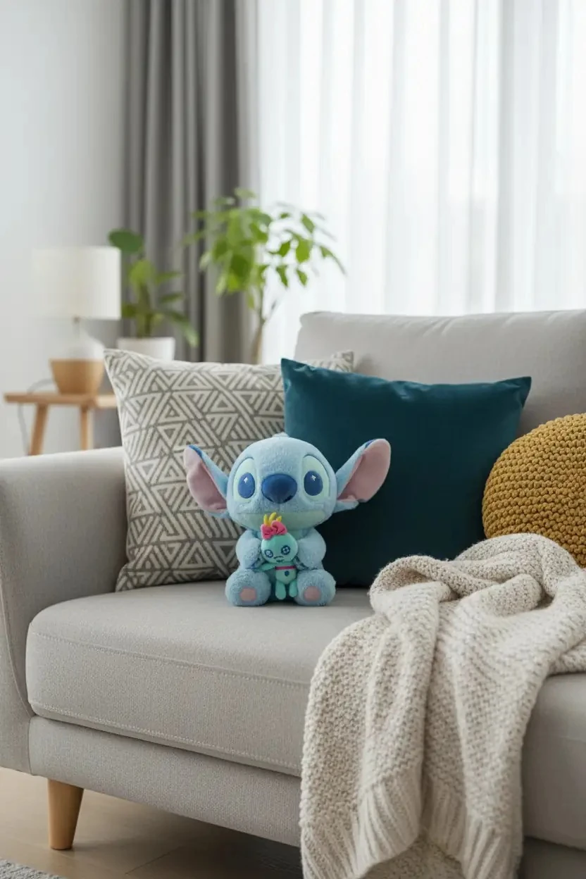 Disney Lilo & Stitch Lisanslı Peluş Oyuncak 28 Cm – Oturan Sarılmalık Yumuşacık Tasarım