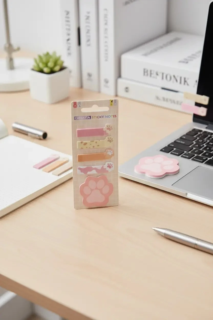 Gıpta Pati Desenli Yapışkan Not