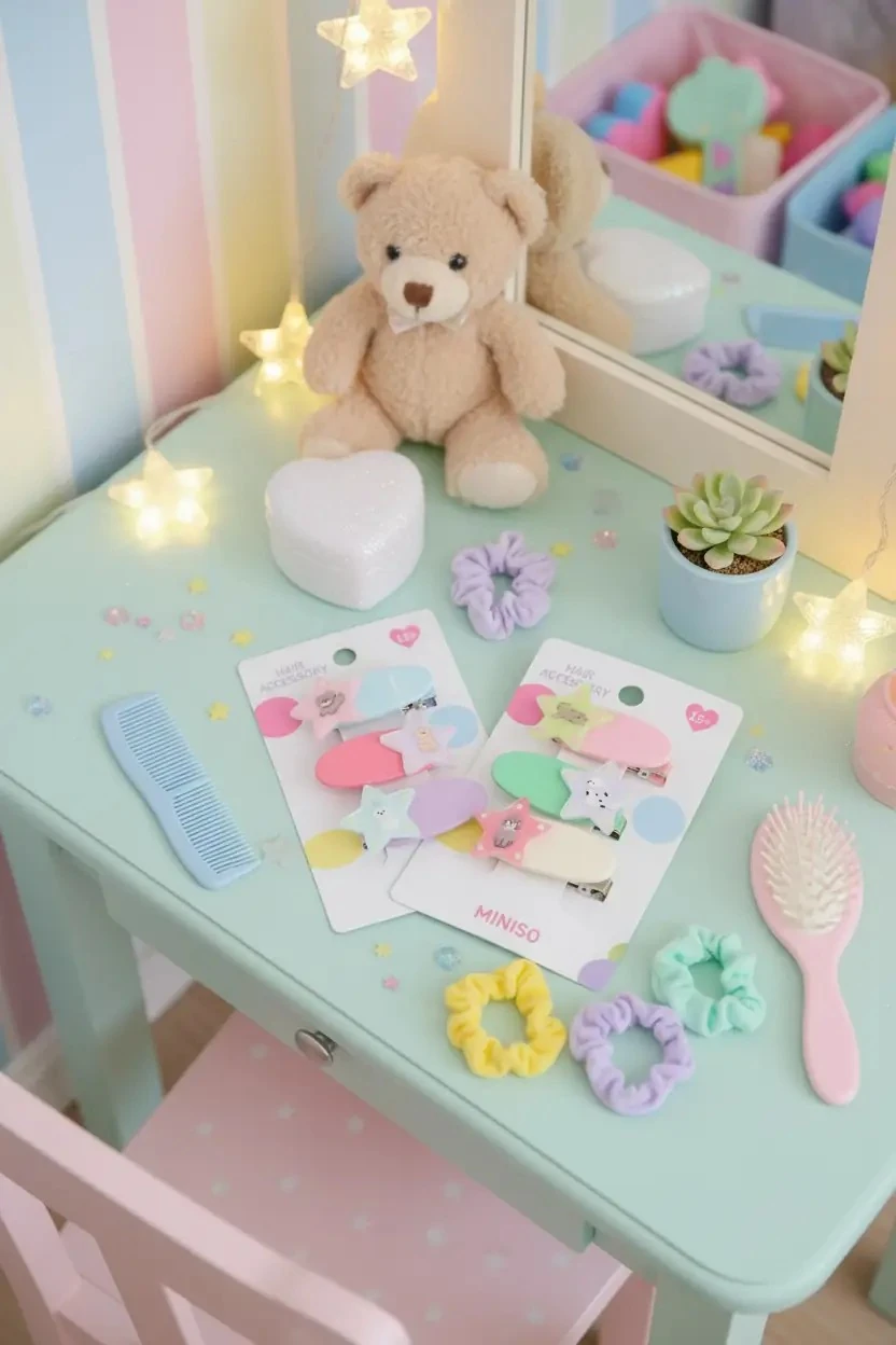 Miniso Lisanslı Eğlenceli Hayvan Saç Klipsi 3’lü Set – Sevimli 11 Cm