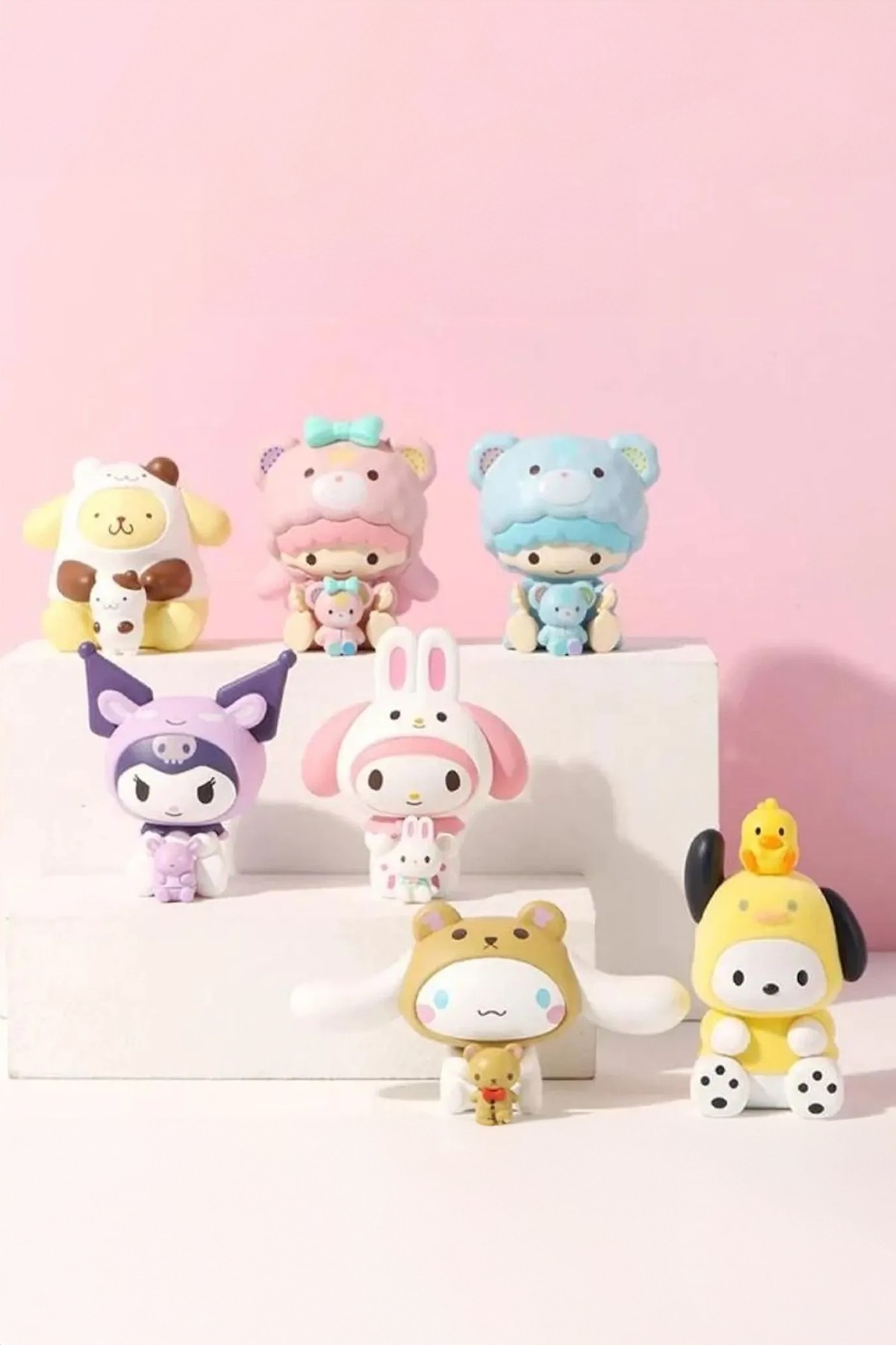 Sanrio Lisanslı Sarılan Arkadaşlar Serisi Sürpriz Figürlü Kutu Blind Box