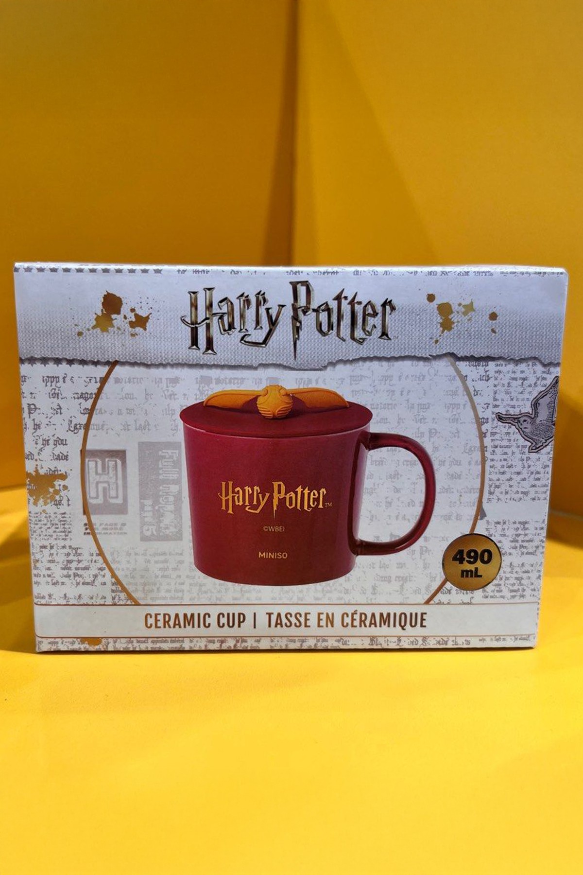 Harry Potter Lisanslı Kapaklı Seramik Kupa (490ml)