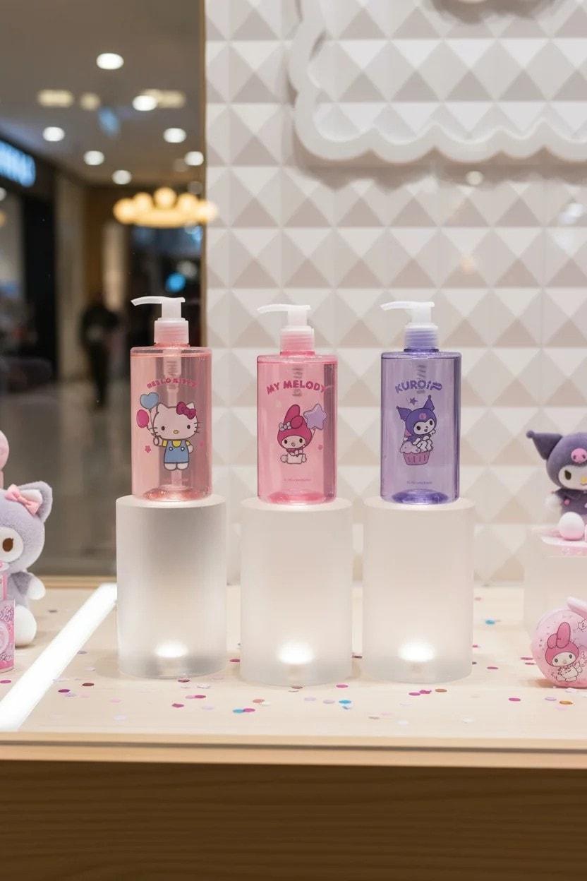 Sanrio Lisanslı Eğlence Parkı Serisi Losyon Şişesi (300ml)