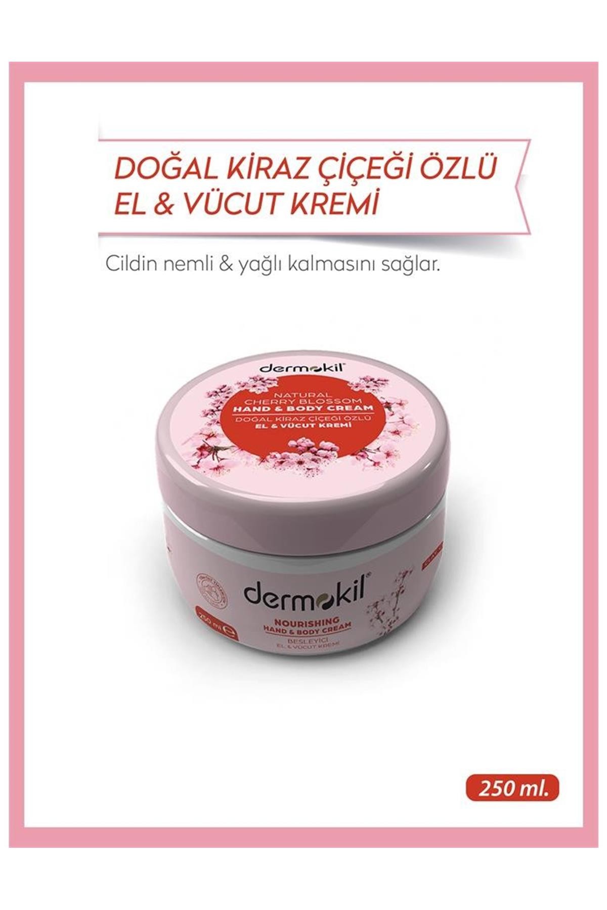 Dermokil Kiraz Çiçeği El Ve Vücut Kremi 250 Ml