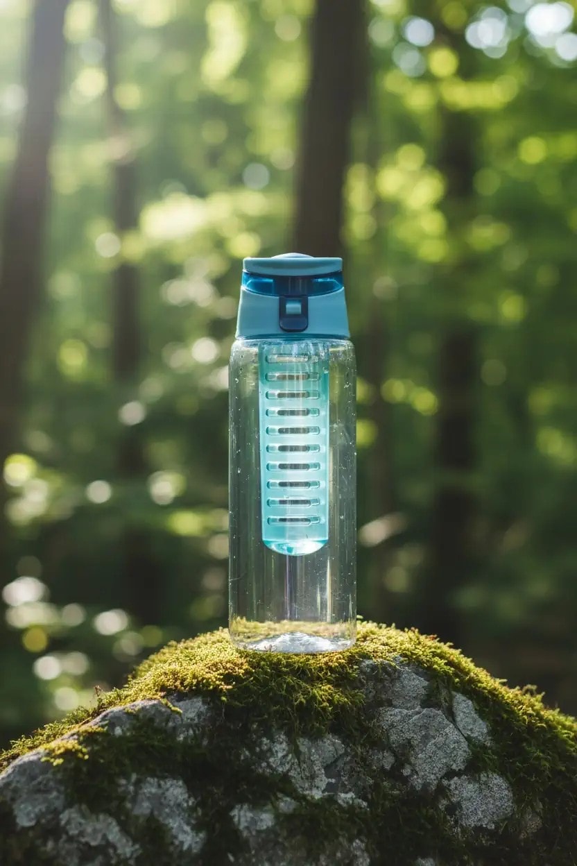 Filtreli Su Matarası 700 Ml - Mavi