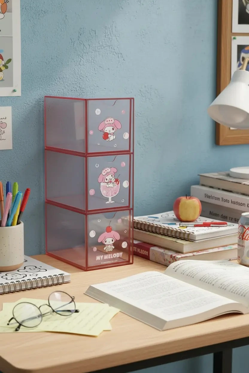 Sanrio Lisanslı 3 Katlı Çekmece Düzenleyici - My Melody