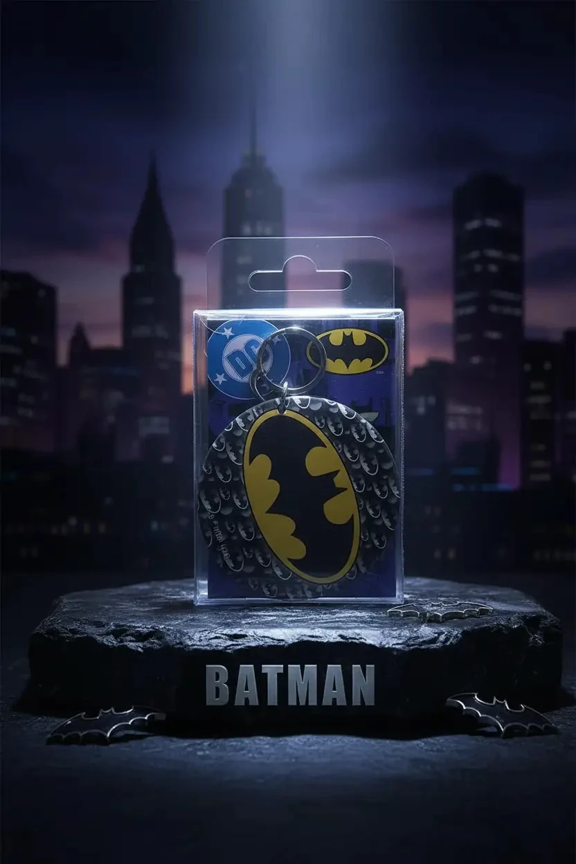 Batman Manyetik Şişe Açacağı – Dc Lisanslı Logolu Buzdolabı Magneti & Açacak