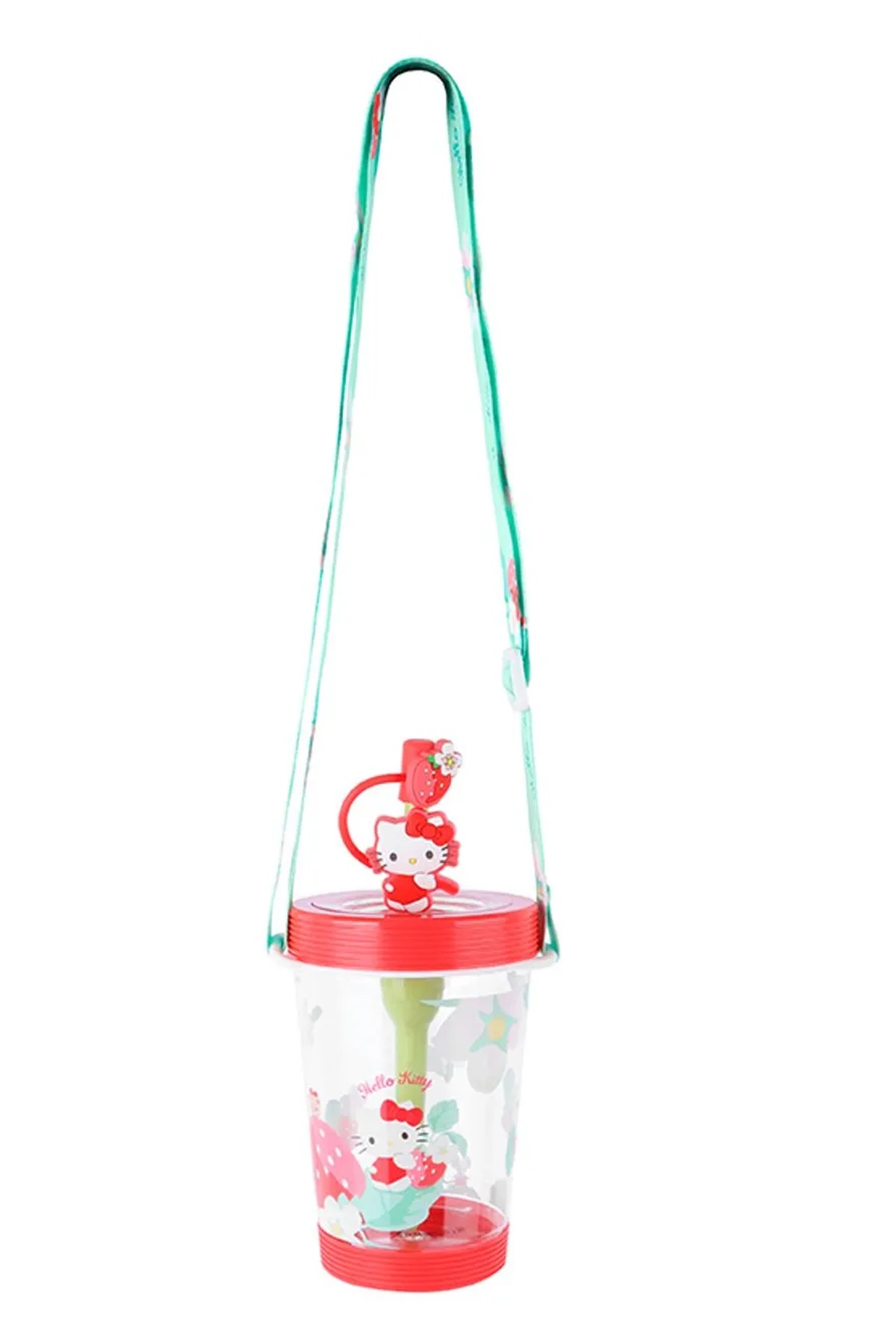 Sanrio Lisanslı Pipetli Plastik Bardak (535ml) - Hello Kitty