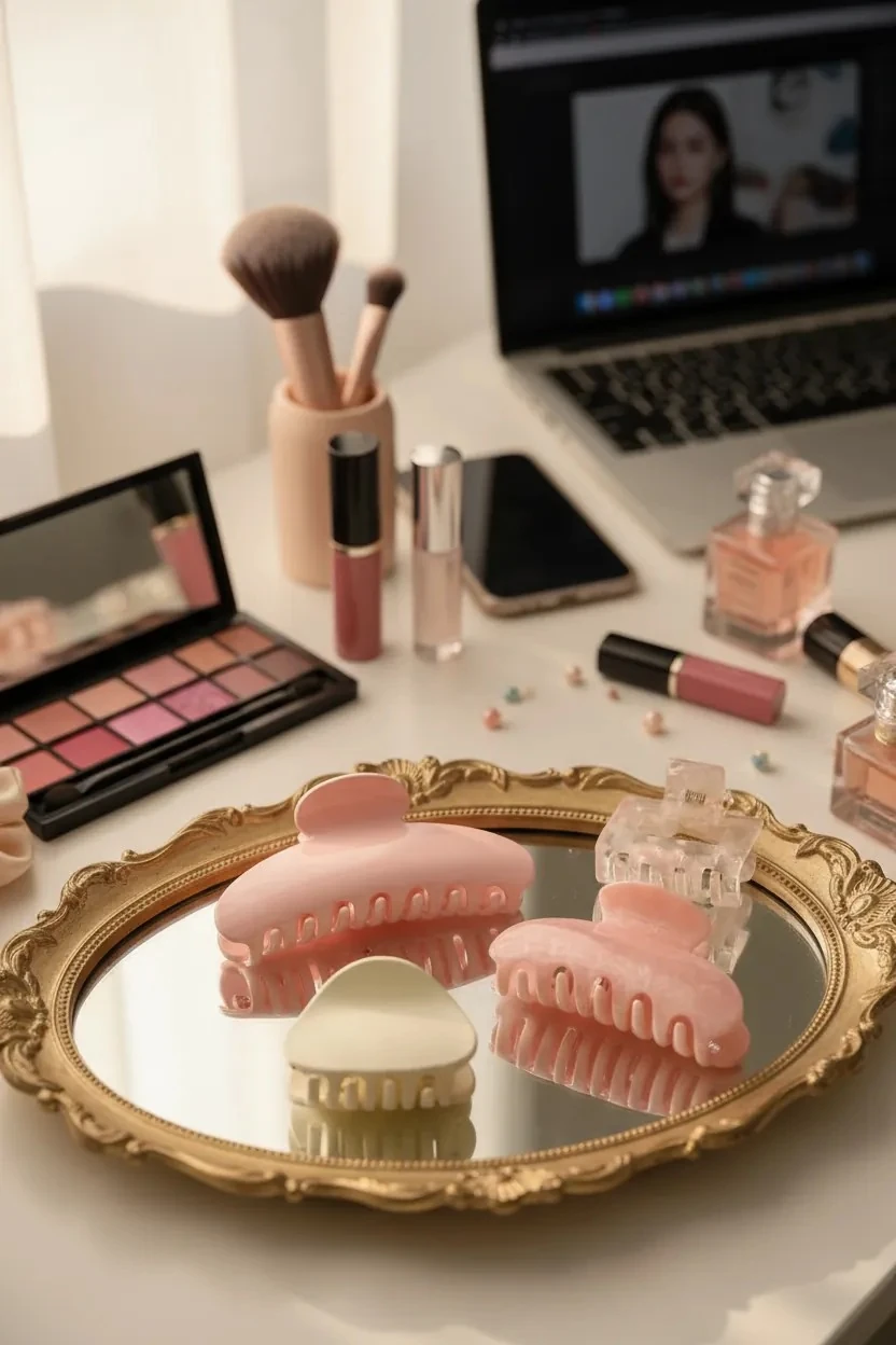 Soft Renkli Kıskaç Toka Seti (4 Adet)