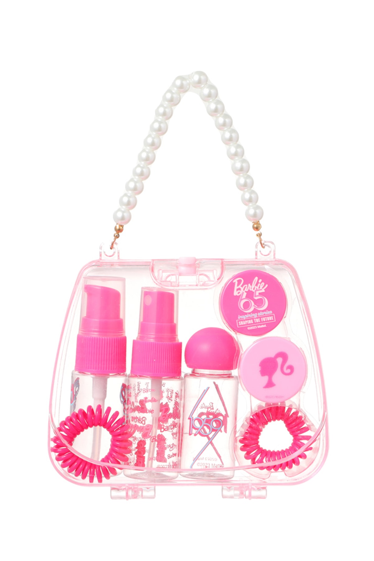 Barbie Lisanslı Çanta Şeklinde Seyahat Seti (7 Adet) (Outlet)