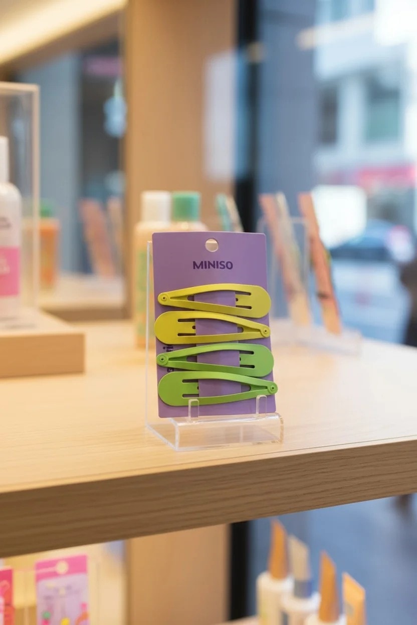 Renkli Çıt Çıt 4'lü Saç Tokası