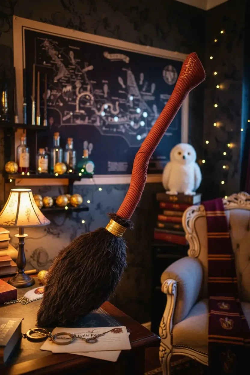 Harry Potter Lisanslı Peluş Uçan Süpürge (Nimbus 2000)