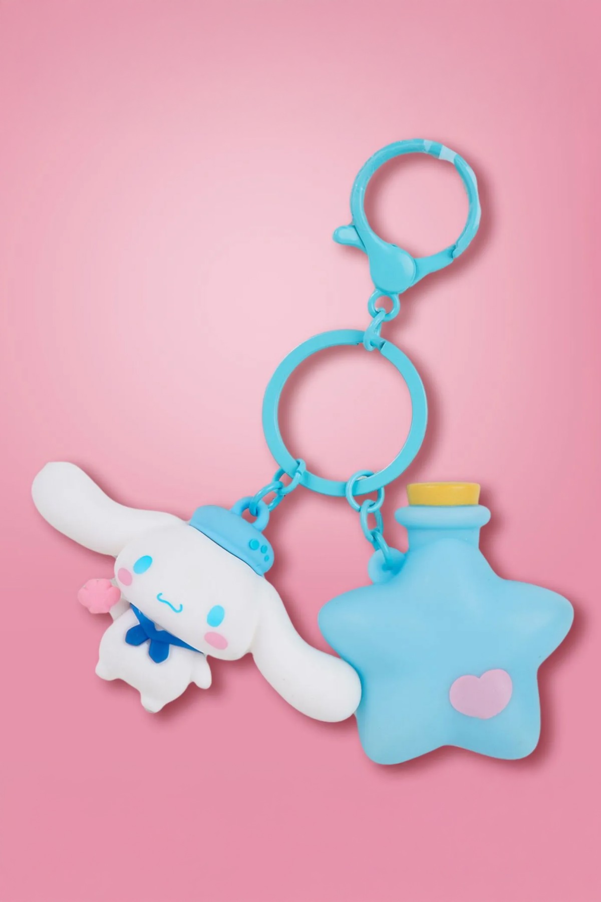 Sanrio Lisanslı Sahil Serisi Işıklı Anahtarlık - Cinnamoroll