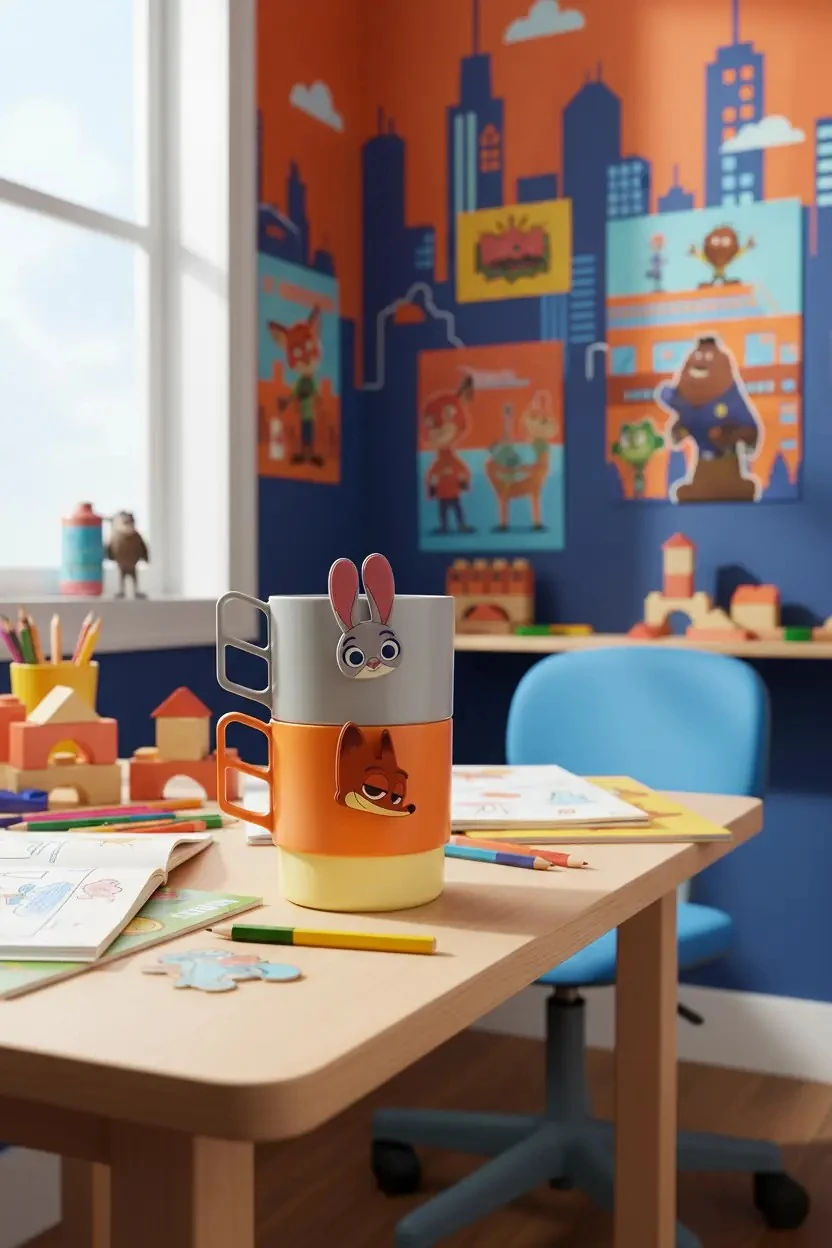 Disney Zootropolis Lisanslı Bardak Seti 370 ml