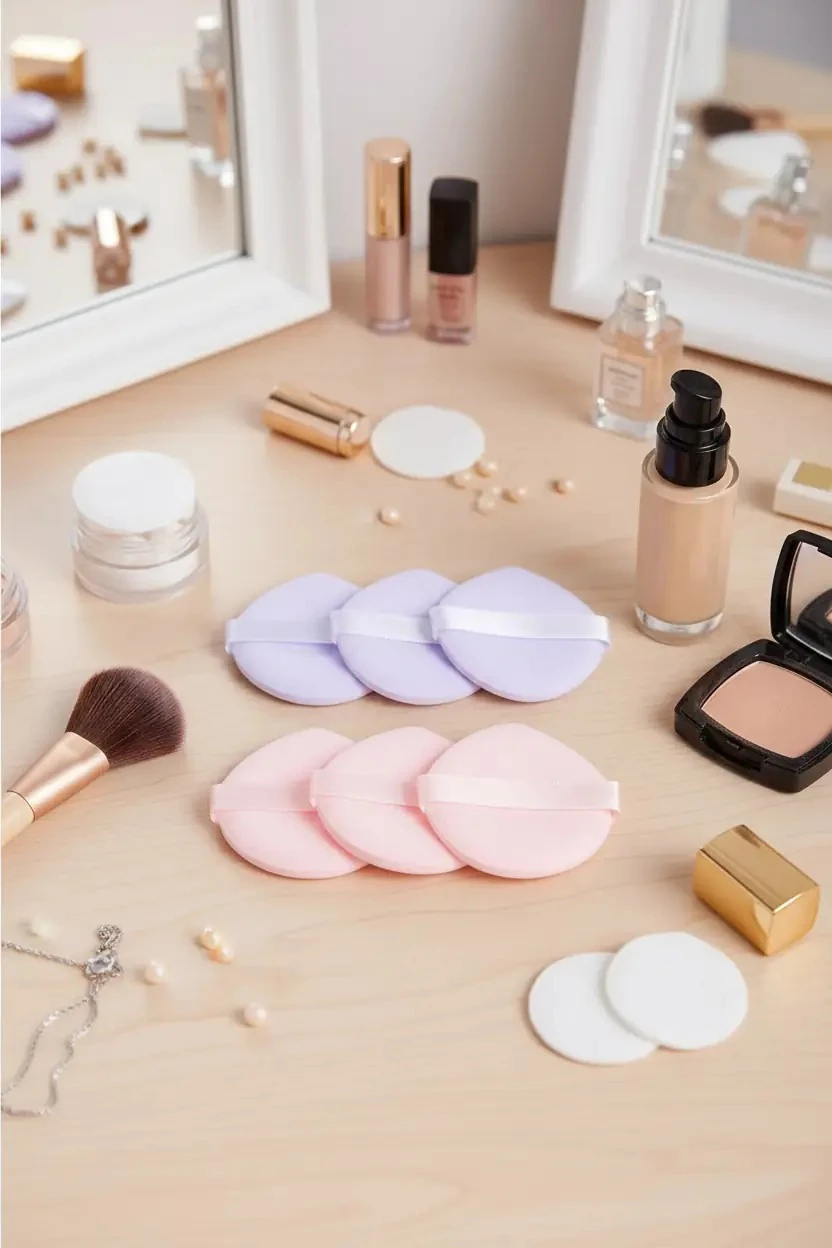 Tek Taraflı Makyaj Pufu (3 Adet)