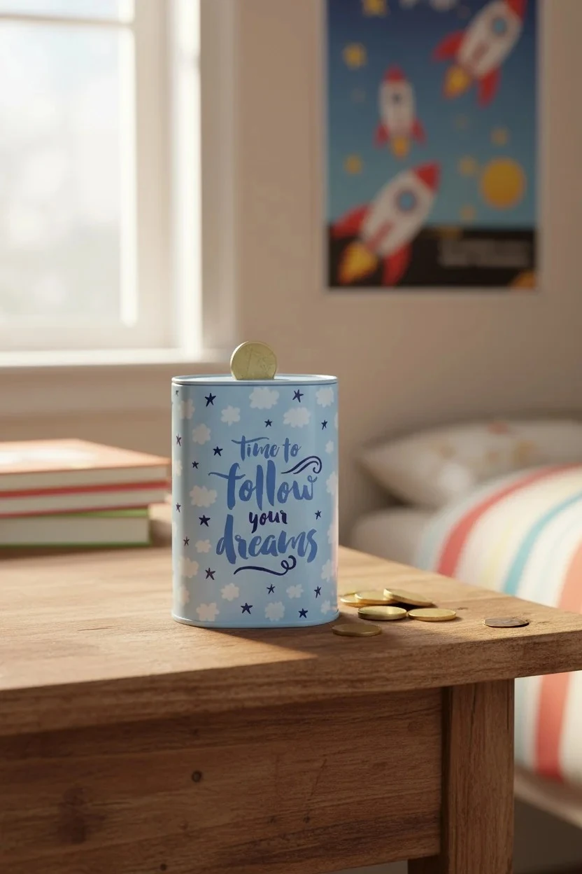 Gökyüzü Desenli Kumbara