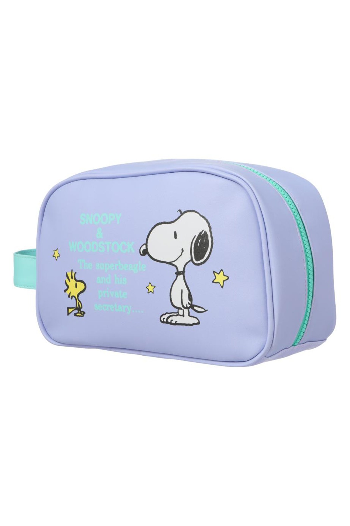 Snoopy Lisanslı Vintage Serisi Kontrast Kozmetik Çantası