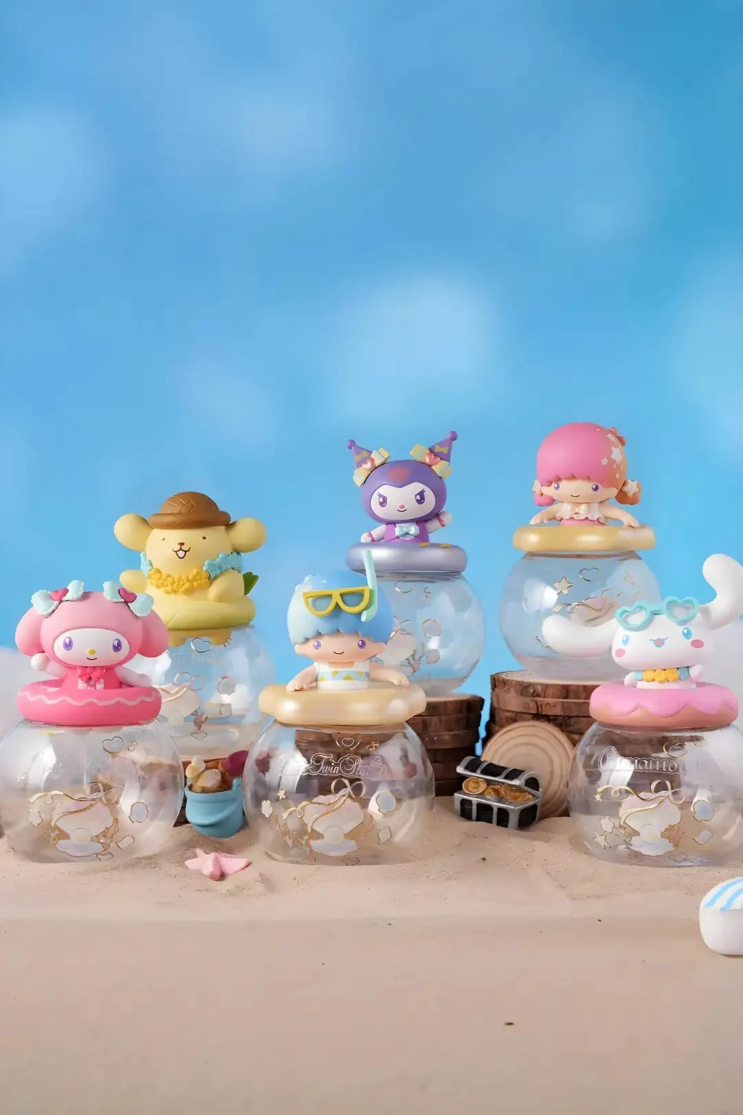 Sanrio Lisanslı İnci Saklama Hazinesi: Sürpriz Figürlü Kutu Blind Box