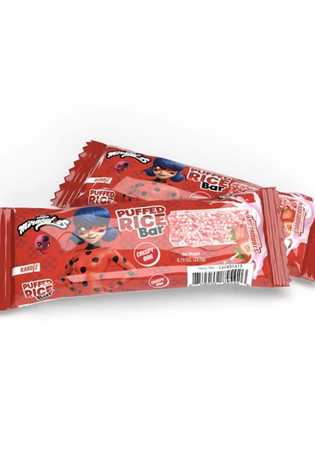 Miraculous'ın Çilekli Lezzeti - Puffed Rice Çikolata Bar (22,5G)