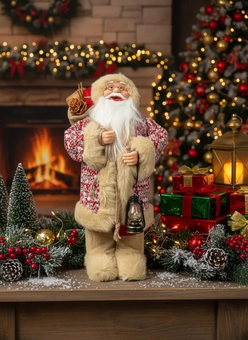 Waldern Luxury New Model 2 Noel Baba Santa 30 cm