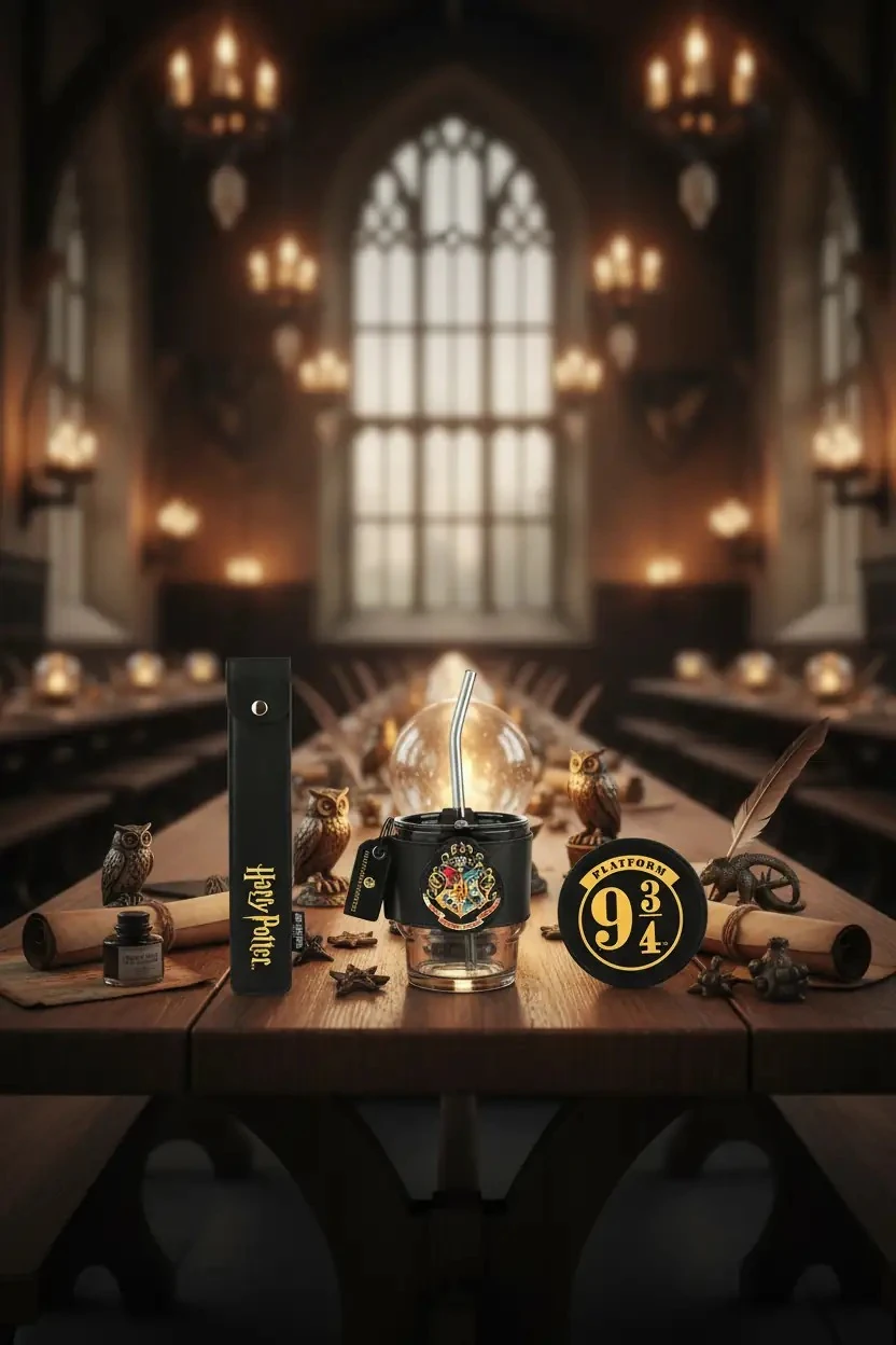 Harry Potter Lisanslı Cam Bardak Seti - 390 ML