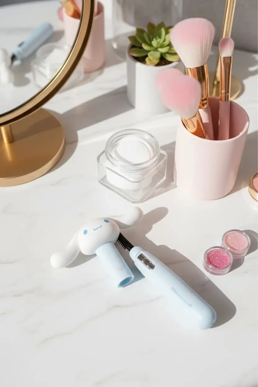 Sanrio Lisanslı Isıtmalı Kirpik Kıvırıcı - Cinnammoroll