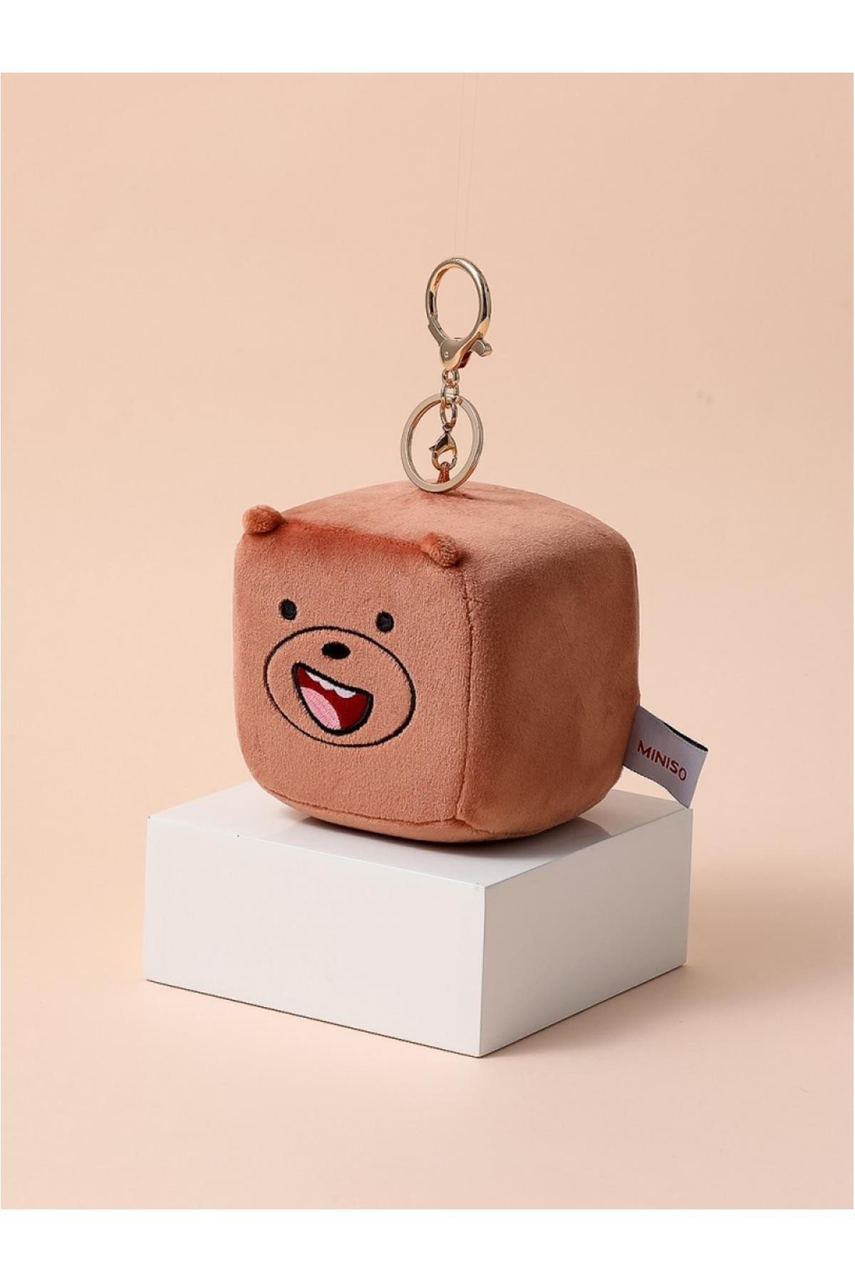 We Bare Bears Oyuncak Küp Anahtarlık (Grizzly)