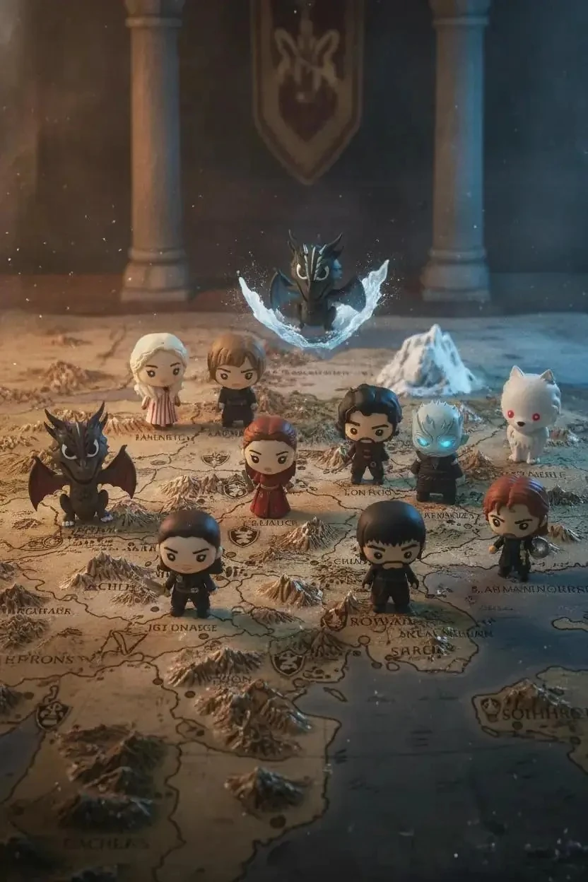Game of Thrones Lisanslı Klipsli Figür Blind Box – Sürpriz Koleksiyon