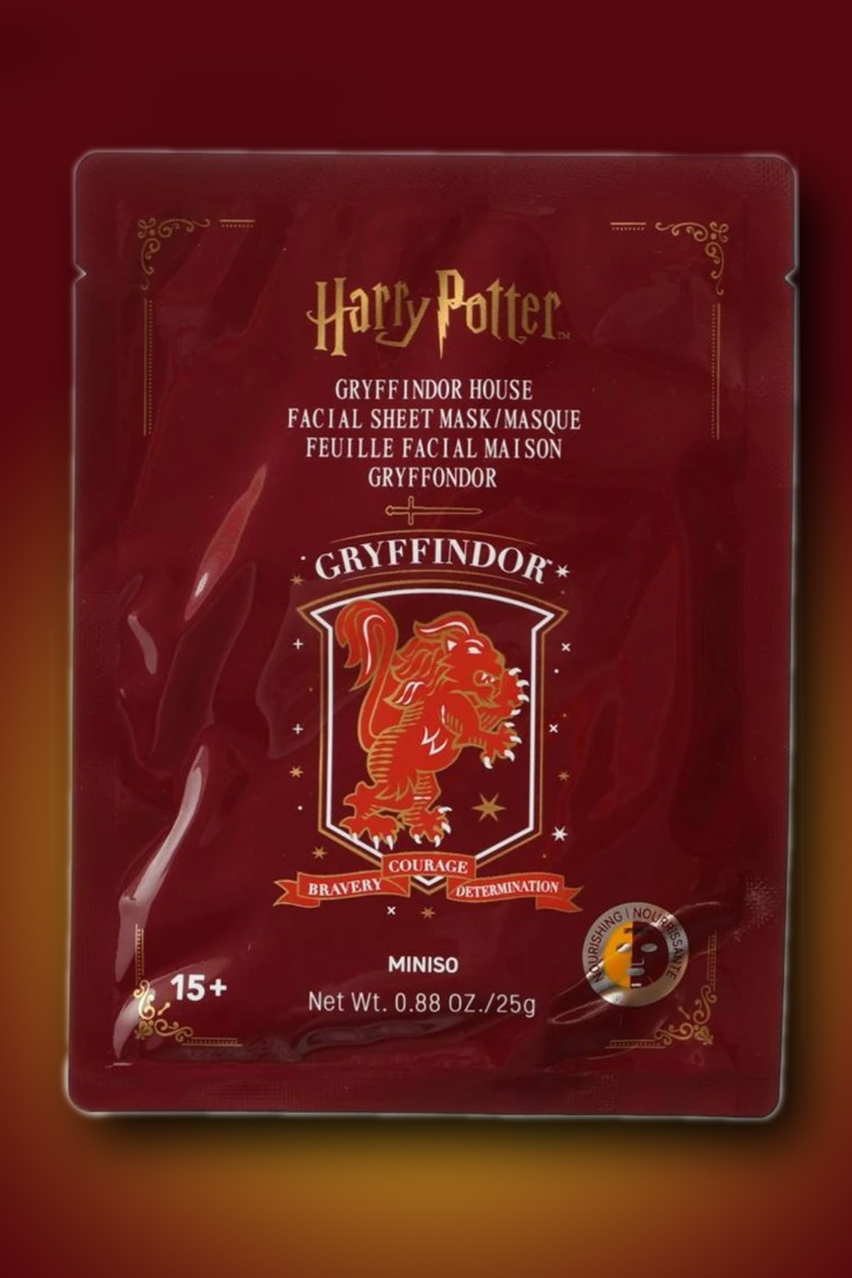 Harry Potter Lisanslı Kağıt Yüz Maskesi- Gryffindor