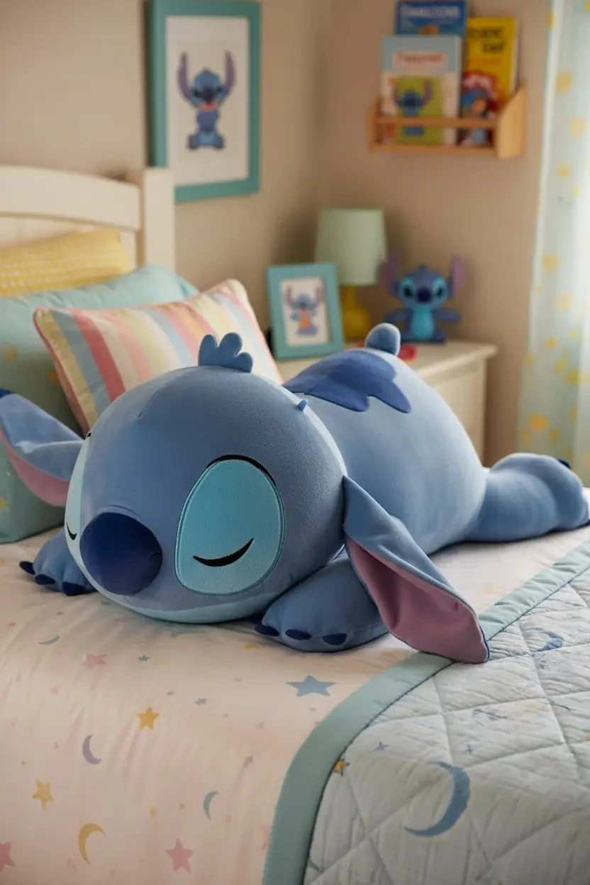 Disney Lisanslı Yatan  Peluş Oyuncak 61 cm- (Stitch)