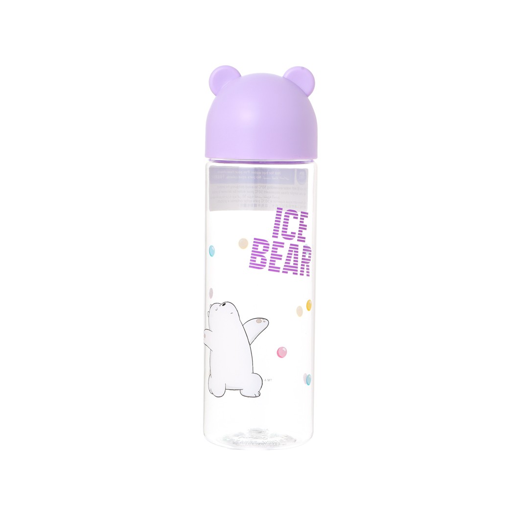 We Bare Bears Lisanslı Figür Kapaklı Plastik Şişe (500ml) -