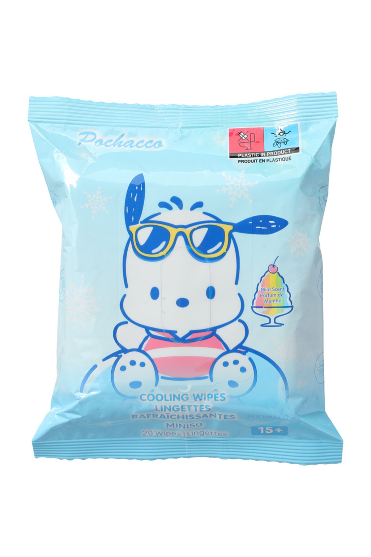 Sanrio Lisanslı Serinletici Islak Mendil (20 Adet*2 Paket)