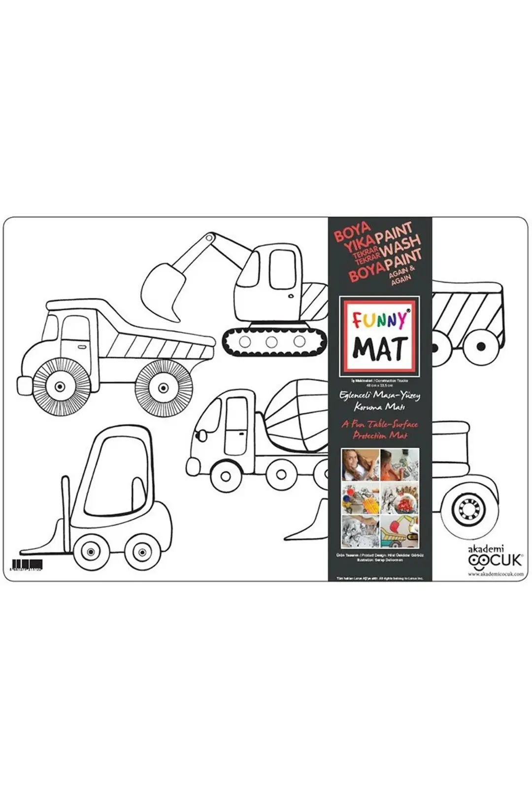 Funny Mat – Tapis D’Activités Ferme – Motricité Fine Enfant – Akademi Çocuk