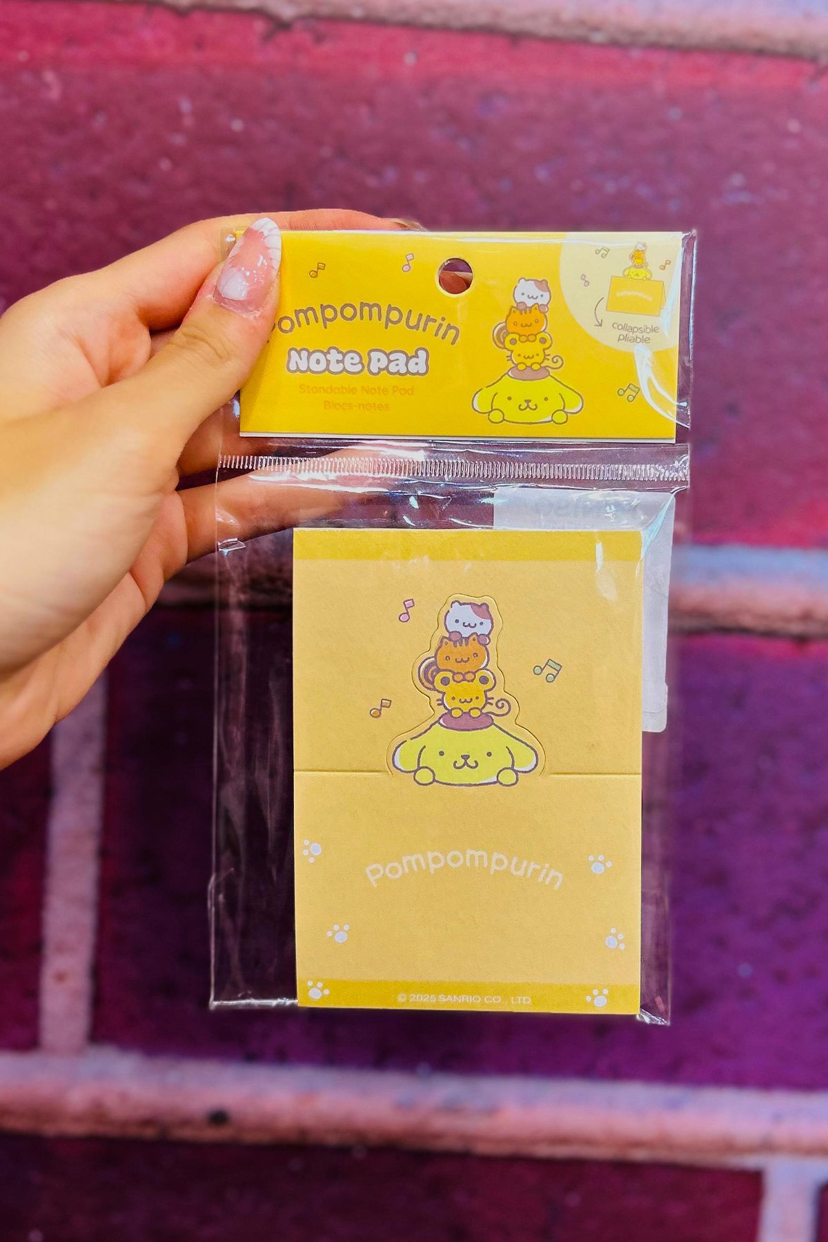 Sanrio Lisanslı Standlı Not Defteri - Pompompurin